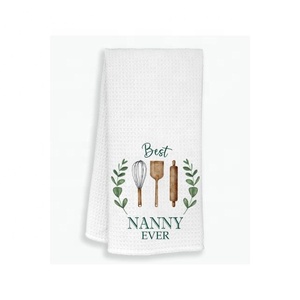 Light Weight 100% Organic Cotton GOTS Certified Cleaning Super Soft Embroidered Golf <b>Kitchen</b> Sublimated Plain & Plaid Towels - Product Image 4