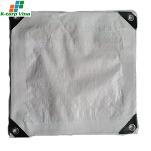 Bâche en PE robuste de haute qualité de couleur blanche Meilleur fabricant OEM ODM Vietnam Service de moulage par découpe personnalisé K-Tarp Vina - Product Image 1
