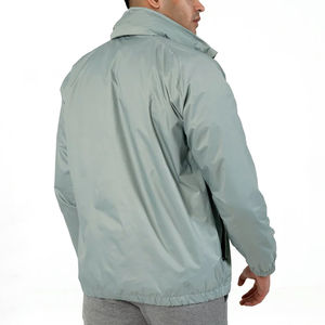 New Design <b>Men's</b> <b>Waterproof</b> Breathable Windbreaker Zipper <b>Jackets</b> <b>Cheap</b> Price Custom 2025 Best Design Windbreaker Zipper <b>Jacket</b> - Product Image 2