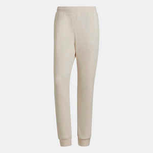 Pantalon de survêtement décontracté coupe ajustée poids lourd 70% coton 30% polyester recyclé respirant Wonder White Essentials Trefoil taille moyenne - Product Image 3