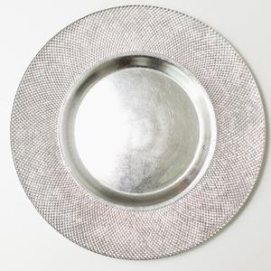 Assiette de chargeur en métal de Style classique pour la vaisselle de restauration d'hôtel - Product Image 6