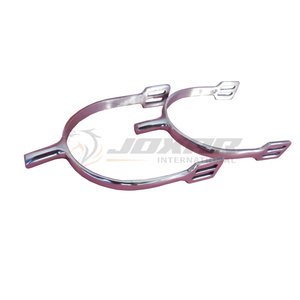 Espuelas para montar a caballo de acero inoxidable duraderas 2025, opciones de forma y grabado personalizado diseñadas para un rendimiento duradero - Product Image 1