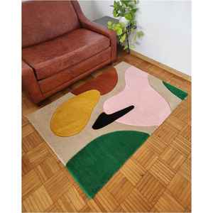 Alfombras de lana con mechones a mano de diseño profesional, venta al por mayor, alfombra con mechones a mano para sala de estar para TEXTILES INDIOS H/L - Product Image 2