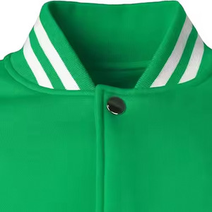 Best Price High Quality Eco-Friendly <b>Lightweight</b> Canvas Winter Letterman <b>Jacket</b> <b>for</b> <b>Men</b> Cotton Wool Long Sleeves Front Logo - Product Image 3