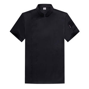 OEM personalizado 2025 italiano Pizza Chef uniforme para mujer camarero restaurante maestro chaqueta con <span class=keywords><strong>delantal</strong></span> sombrero tejido logotipo estampado - Product Image 4