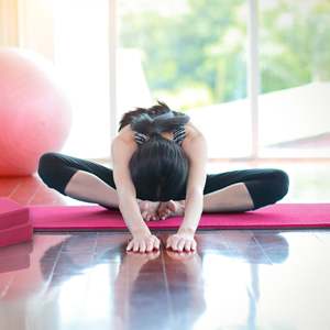 Set Yoga Rosa 7 Pezzi BalanceFrom, Accessori Fitness con Tappetino, Cinghia Elastica e Ginocchiere - Product Image 6