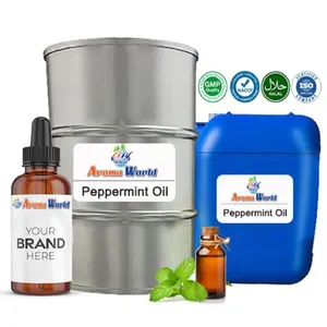 น้ำมันหอมระเหยเปปเปอร์มินต์ (Mentha Piperita) ขายส่งจำนวนมาก น้ำมันหอมระเหยธรรมชาติ ให้ความเย็นสบาย สำหรับเครื่องสำอาง สปา นวด และการทำเทียน - Product Image 2