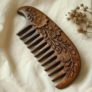 SMART Handmade <b>Wooden</b> Handle Hair <b>Comb</b> for Salon Use From India Wholesale Wood <b>Comb</b> for Commercial Use for Sale in Bulk - Product Image 4
