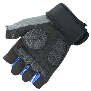 Gants de musculation en néoprène et cuir respirants et légers pour la vente en gros, avec logo personnalisé, pour la salle de sport - Product Image 2