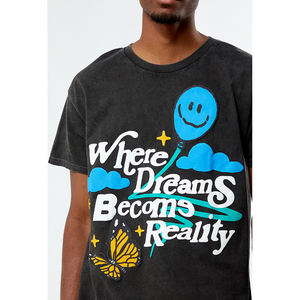 Nuevo diseño Venta caliente hombres Puff estampado camisetas/venta al por mayor logotipo personalizado hombres camiseta hecha en Pakistán - Product Image 3