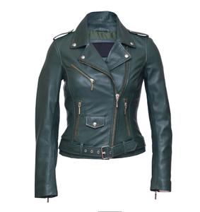 Chaquetas de Cuero Genuino Personalizadas de Nueva Llegada al por Mayor a un Precio Razonable, Chaquetas de Cuero para Mujer Fáciles de Usar - Product Image 5