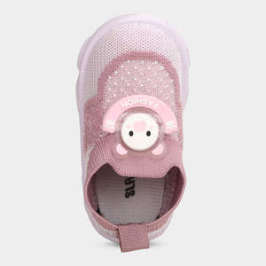 Zapatillas Personalizadas de Color Rosa Claro para Niñas, Zapatillas Brillantes y Elegantes con Purpurina para Niños a los Precios Más Bajos OEM - Product Image 2