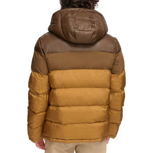 Vestes matelassées tendance pour hommes, couleur contrastée, chaudes et légères pour l'hiver, vêtements de rue à la mode pour hommes - Product Image 3