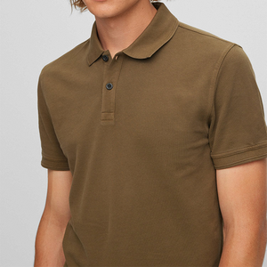 Ropa de exterior de calidad superior para hombre, ropa informal, camisetas polo, tela personalizada, talla de Color, logotipo 3D, camiseta Polo de manga corta ajustada para hombre - Product Image 5