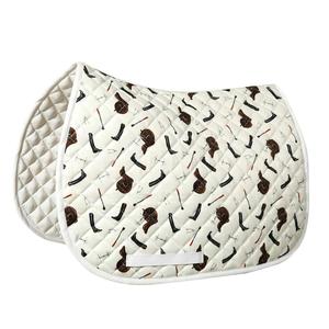 Almohadillas para SILLÍN Matchy Set Sublimación Almohadillas para SILLÍN Matchy Set Equine doma Almohadillas para SILLÍN Numnah Horse Rugs - Product Image 1