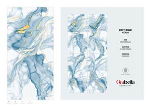 600x1200mm Golden Lilies Parquet Carreaux de porcelaine pour la décoration de la maison Pierre frittée Polie Glacée Dalle Lustre Brillant - Product Image 3