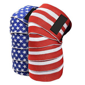 High Quality Gym Fitness <b>Compression</b> Weightlifting <b>Knee</b> Wraps for Squats Weight Lifting Gym <b>Knee</b> Wraps - Product Image 1