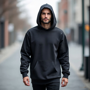 2024 Acid <b>Wash</b> Oversize Hoodie <b>Men's</b> Breathable Drop Shoulder Heavyweight Pullover Hoodie <b>Men</b> - Product Image 6