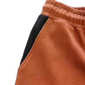 Shorts unisexe de qualité supérieure 2026 en molleton bouclette à cordon de serrage, coupe large avec fentes latérales et poches - Product Image 5