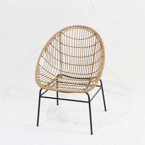 Sillón reclinable ajustable de teca para exteriores con cojines CH-factory - Product Image 1