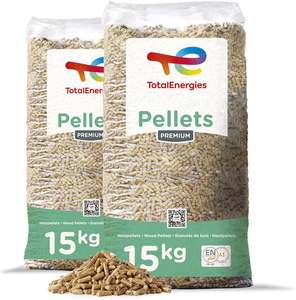 Granulés de bois 6 mm DIN Plus & ENplus A1/A2 approuvés BSL, sacs en plastique de 15 kg, teneur en cendres 99,9 %, humidité 2 % - Product Image 3