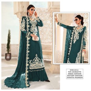 Launching New <b>Pakistani</b> Georgette Embroidery Suit for <b>Eid</b> Festival by Royal Export - Product Image 5