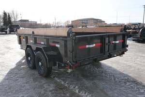 Used Heavy Duty Hydraulic Tractor Agricultural Double Single Dump Farm Built Last Motor Operated Gear Trailer Steel 5 Ton - Product Image 6