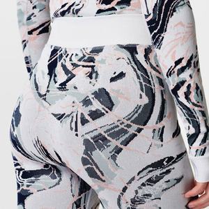 Leggings de yoga slim personnalisés avec logo 2026 pour femmes, leggings de yoga respirants pour la course à pied et la salle de sport pour femmes, été - Product Image 5