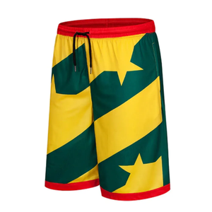 Premium Sublimation Esthétique Casual Gym Wear Hommes D'été Sportswear Polyester Court Streetwear Basketball Shorts - Product Image 2