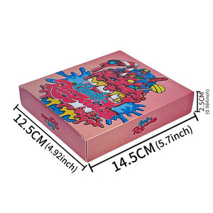 En Stock, Nuevo Producto, Bolsas y Cajas de Mylar Holográficas Impermeables con Patrón Rosa de 3.5g para Dulces y Alimentos - Product Image 4