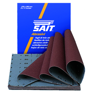 Foglio di Tela Abrasiva S-Saitex Da-F Mm. 230x280 Grana 100 - Product Image 1