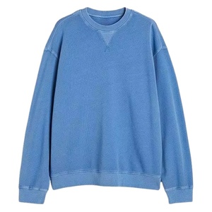 Sweat à capuche de luxe en molleton français surdimensionné 100% coton, col rond, broderie personnalisée, style streetwear, automne - Product Image 4