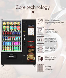Máquina Expendedora Automática con Pantalla Táctil, Bebidas Saludables, Snacks, Compatible con NFC y SDK, para Uso en Exteriores, Cumple con ADA - Product Image 1