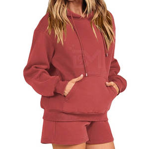 ชุดเสื้อฮู้ดผู้หญิงน้ำหนักเบา, ชุดเสื้อมีฮู้ดสำหรับผู้หญิงใส่สบายระบายอากาศได้ดีชุดลำลอง - Product Image 1