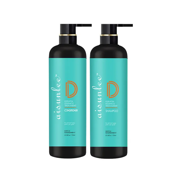 Prezzo di fabbrica all'ingrosso Shampoo per capelli cheratina organica riparazione capelli danneggiati nutriente idratante Set per la cura dei capelli