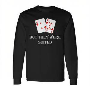 Camiseta de Manga Larga Texas Hold'em con la Frase 'Cállate, Solo Es Póker', Regalo Promocional Personalizable - Product Image 2