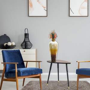 Grand vase en métal moderne et élégant en fer enduit de poudre robuste pour les foyers, les bureaux, les salles de conférence, les mariages - Product Image 2