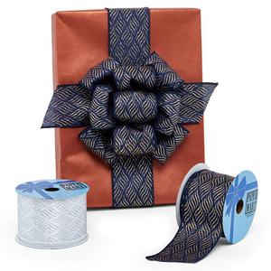 <b>Wired</b> Satin <b>Ribbon</b> Glitter Wavy Line Fashionable Polyester Silk Gift <b>Ribbon</b> Birthday Halloween Wedding Easter Decorations - Product Image 1