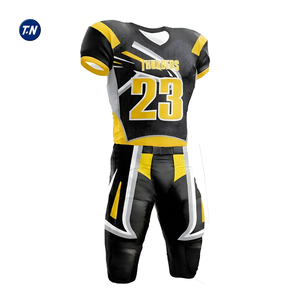 Uniforme de Fútbol Americano de Malla con Diseño Personalizado de Calidad Profesional a Precio de Fábrica, Impresión de Logotipo y Número del Equipo Personalizados, 100% Transpirable - Product Image 2