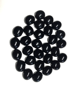 Cabujón ovalado suelto de ónix negro Natural de 9x11mm, piedra preciosa AAA de alta calidad y buen Color, precio al por mayor, IGI tratado térmicamente - Product Image 5