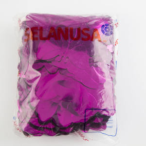 หลุมสองด้านประดับเลื่อมรูปทรงพิเศษสีเมทัลลิก - Product Image 1