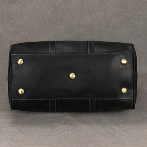 Wholesale Luxury Real Leather Travel <b>Holdall</b> Duffle Weekend Garment Bag Custom Recycled Eco-Friendly <b>Large</b> Capacity Zipper - Product Image 3