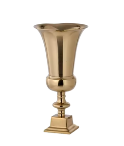 Nuevo Diseño de Florero Decorativo Hecho a Mano, Decoración para el Hogar, Regalo de Boda, Floreros Modernos de Aluminio con Recubrimiento en Polvo, Elegantes y de Lujo - Product Image 6