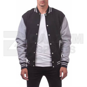 2025 nueva llegada personalizada Letterman impresión bordado parche lana Casual Streetwear Varsity chaquetas High Street School Bomber - Product Image 1
