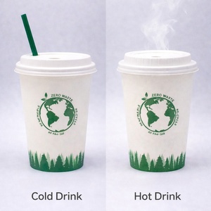 แก้วกาแฟแบบนำกลับบ้าน คุณภาพสูง ผลิตจากวัสดุรักษ์โลก เคลือบด้วยสารกันน้ำ ใช้แล้วทิ้ง สำหรับเครื่องดื่มร้อน ขนาด 6 ออนซ์ - Product Image 3
