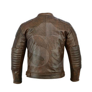 2025 chaqueta de cuero de carreras de motos profesional para hombres chaqueta de motocicleta de invierno a prueba de viento de alta calidad equipo personalizado a la venta - Product Image 4