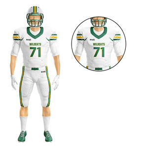 Ropa de equipo deportivo hecha a medida para hombre, camisetas de fútbol americano de manga corta, camiseta de fútbol americano - Product Image 5