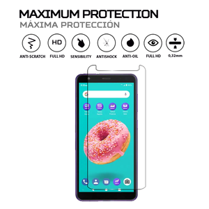 ANTISHOCK for ZTE Blade A3Y <b>Screen</b> <b>Protector</b> Durable and Shock-Absorbent <b>Mobile</b> Accessory - Product Image 1