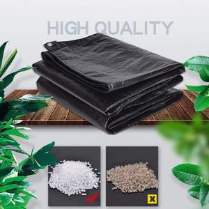 Lona de Poliéster Negra Resistente al Agua de Alta Resistencia para Uso en Exteriores - Product Image 5