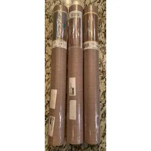 Emiliana Parati Wallpaper 24381 Set 3 vinilo prepegado sólido diseño de rayas geométricas para sala de estar dormitorio ignífugo nuevo - Product Image 1